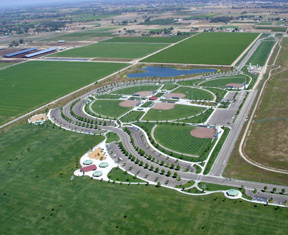 Layout of an park
