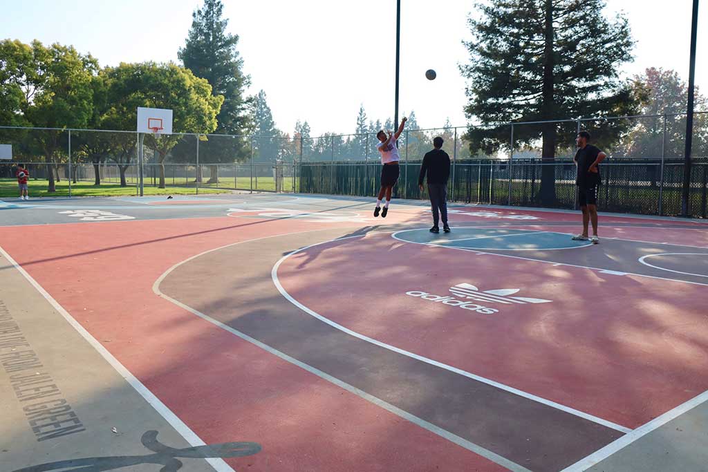 Three boys playing 