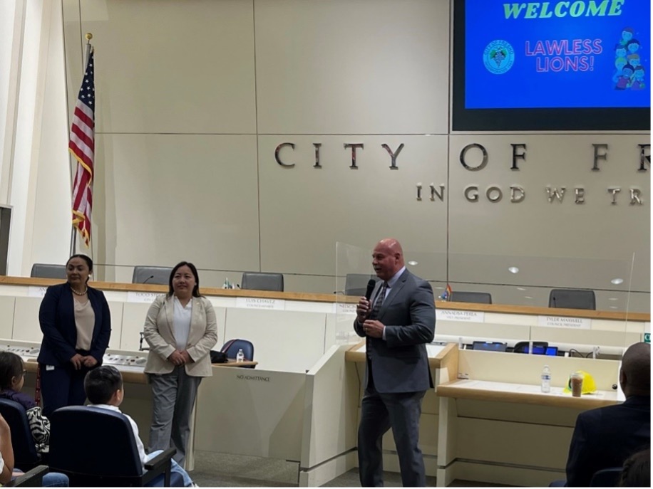 OCA welcomes nearly 100 Lawless Elementary second graders to City Hall
