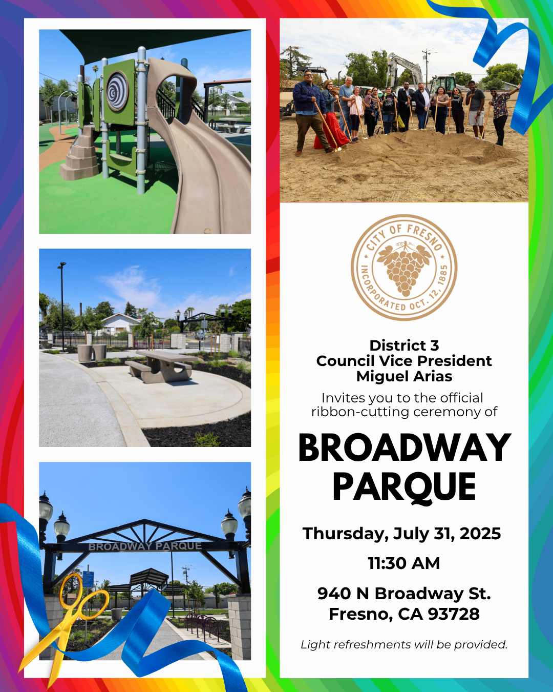 Broadway Parque Ribbon Cutting Ceremony