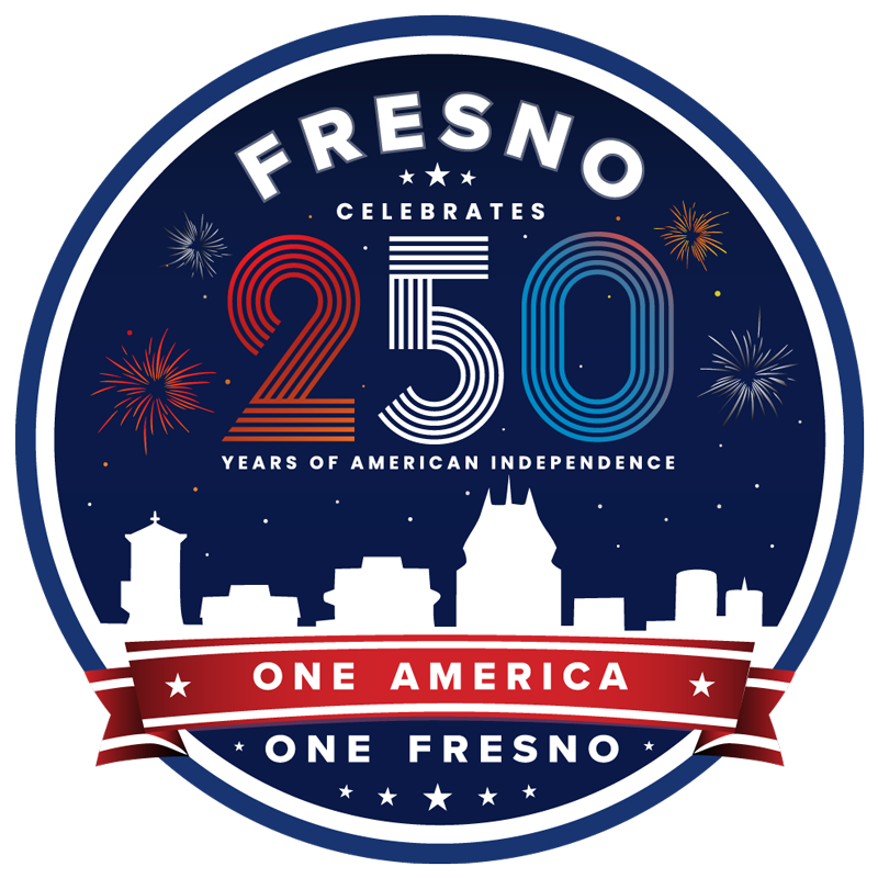Fresno America 250 Logo in color png format start logo