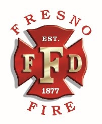 Fresno Fire Department Logo Red Text