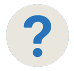 question mark icon for page